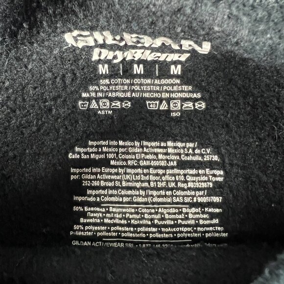 Logic 301 Rap Sweatshirt Adult Medium Black Faded Arch Logo Pullover Crewneck - Picture 6 of 12